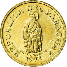 Coin, Paraguay, Guarani, 1993, EF(40-45), Brass plated steel, KM:192