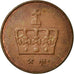 Coin, Norway, Harald V, 50 Öre, 2001, VF(30-35), Bronze, KM:460