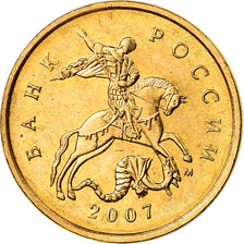 Moneta, Russia, 10 Kopeks, 2007, Saint-Petersburg, EF(40-45), Tombak platerowany
