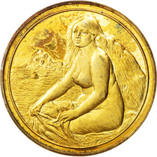 FRANCE, Arts & Culture, French Fifth Republic, Medal, AU(55-58), Vermeil, 44,...