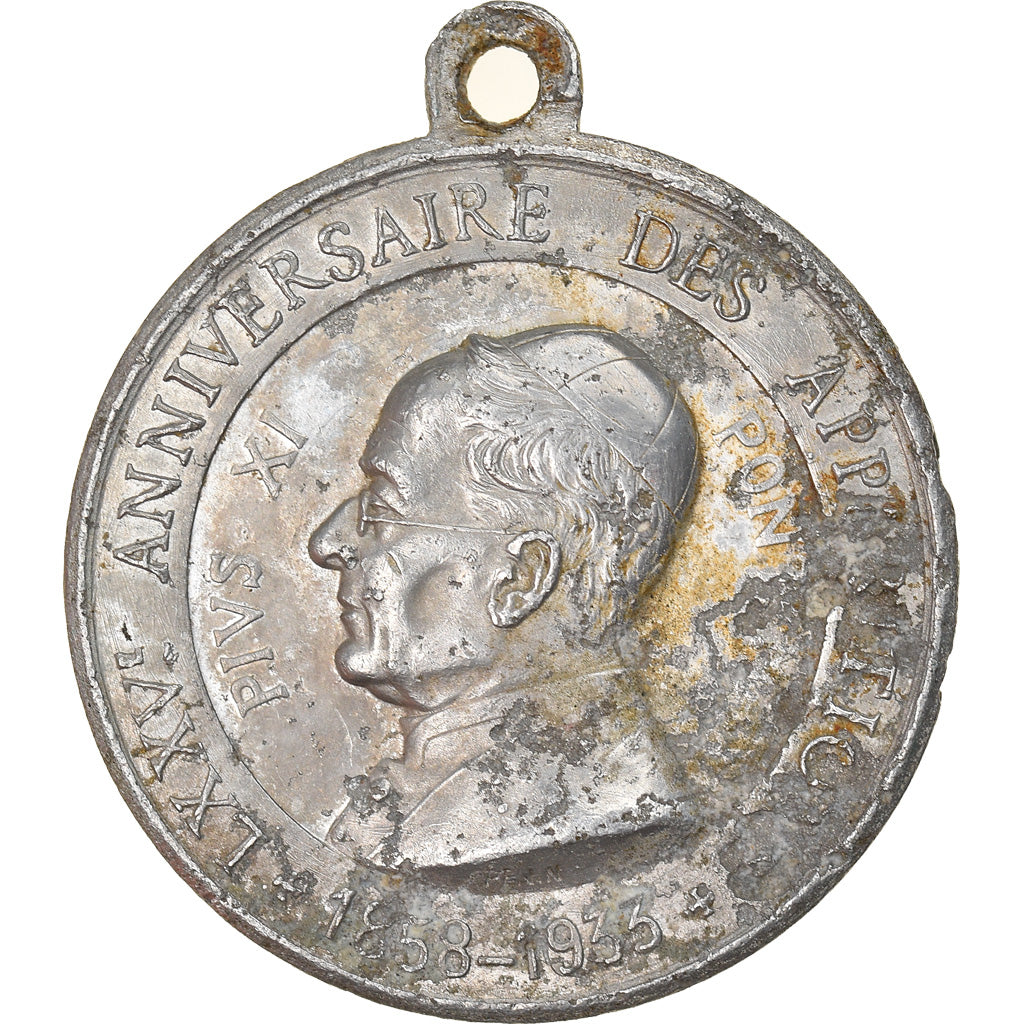 Vatican, Medal, Pie XI, 75 ème Anniversaire des Apparitions, Religions &
