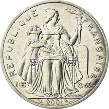 Monnaie, French Polynesia, 5 Francs, 2001, Paris, SUP, Aluminium, KM:12