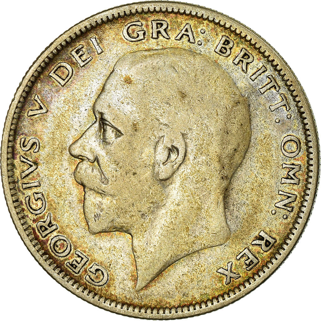 Coin, Great Britain, George V, 1/2 Crown, 1929, EF(40-45), Silver, KM:835