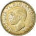 Moneda, Gran Bretaña, George VI, 1/2 Crown, 1941, MBC, Plata, KM:856