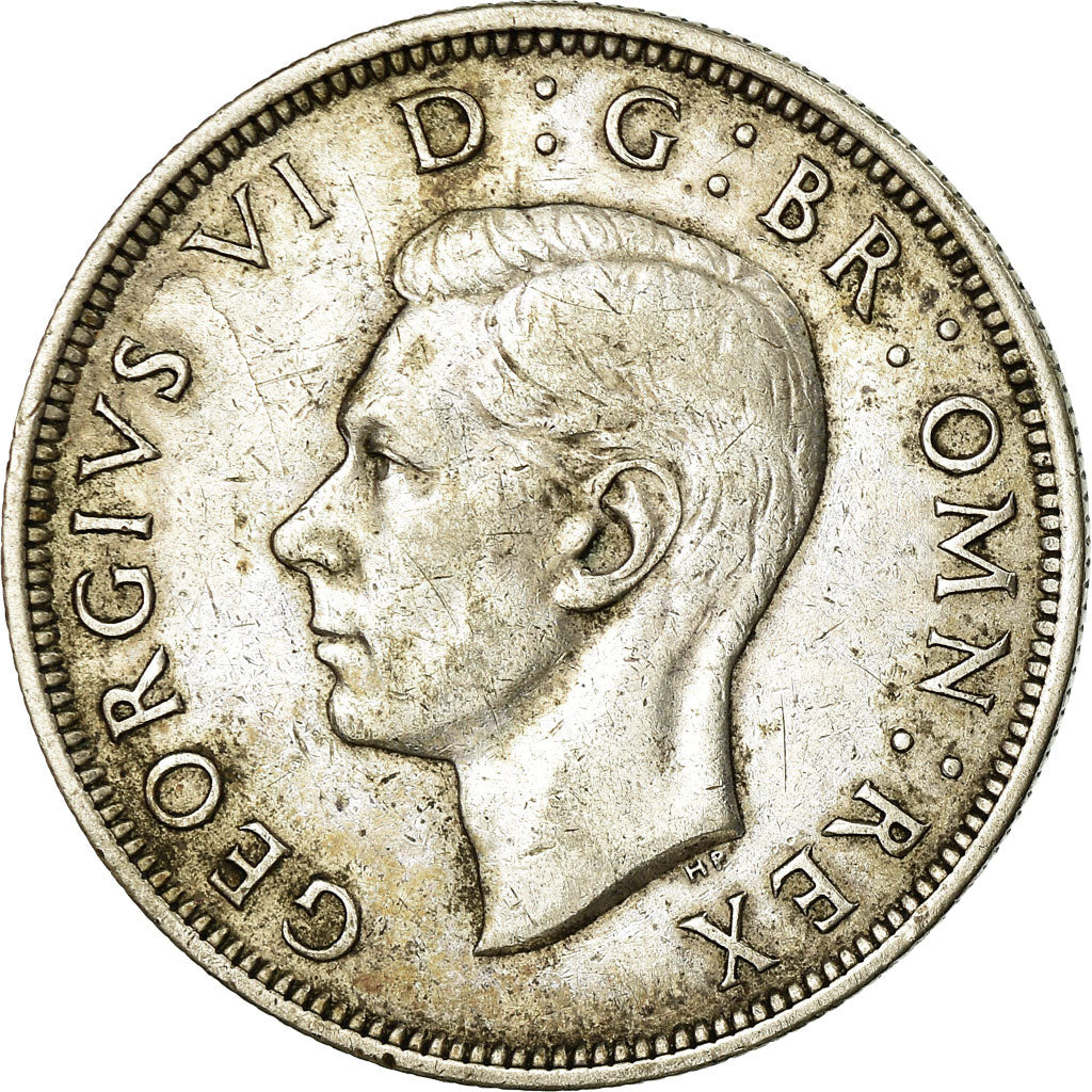 Coin, Great Britain, George VI, 1/2 Crown, 1941, VF(30-35), Silver, KM:856