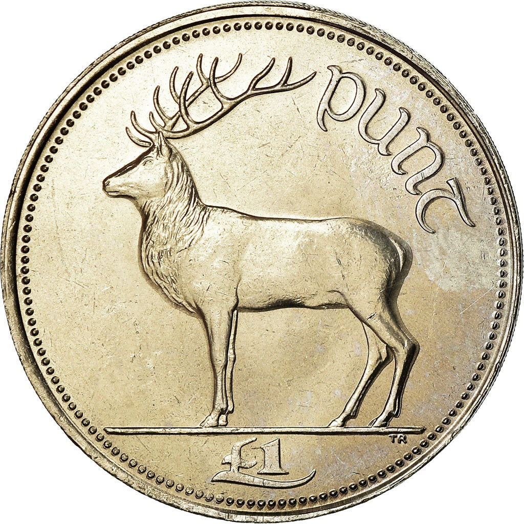 Coin, IRELAND REPUBLIC, Punt, Pound, 2000, EF(40-45), Copper-nickel, KM:27