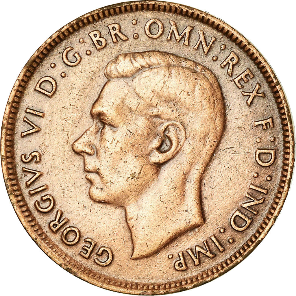 Coin, Australia, George VI, Penny, 1948, Melbourne, EF(40-45), Bronze, KM:36