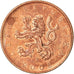 Moneda, República Checa, 10 Korun, 2008, MBC, Cobre chapado en acero, KM:4