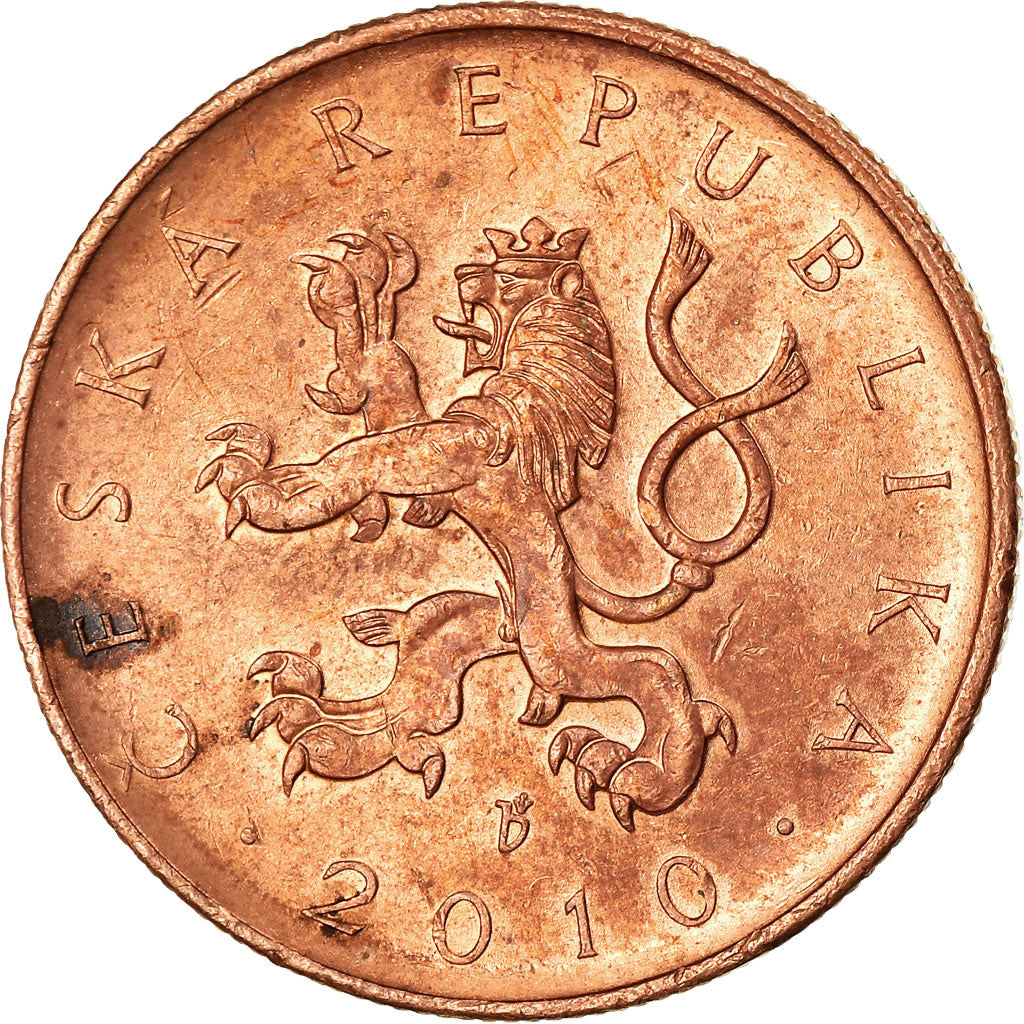 Coin, Czech Republic, 10 Korun, 2010, VF(30-35), Copper Plated Steel, KM:4