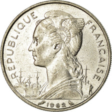 Coin, Réunion, 50 Francs, 1962, EF(40-45), Nickel, KM:12
