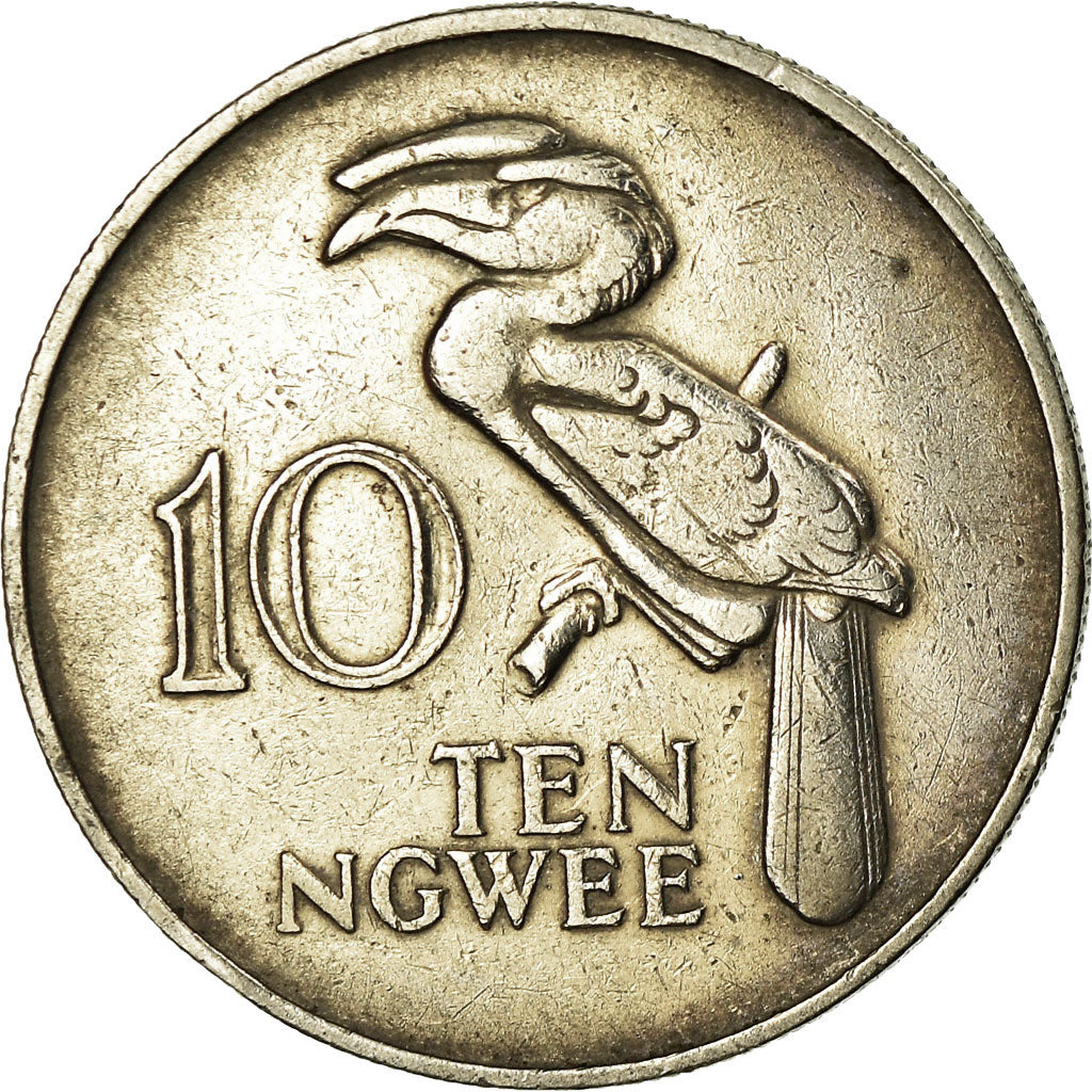 Munten, Zambia, 10 Ngwee, 1968, British Royal Mint, ZF, Copper-Nickel-Zinc