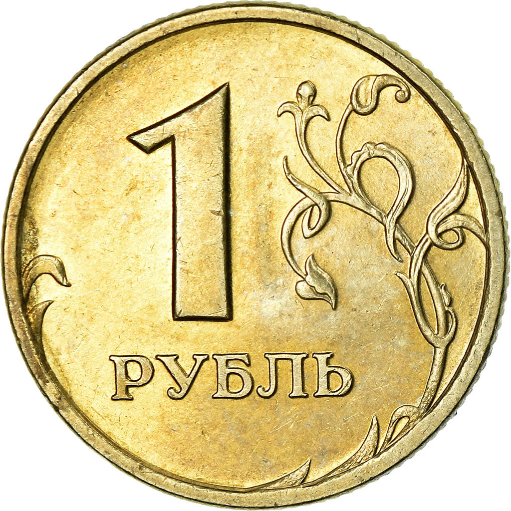 Munten, Rusland, Rouble, 1997, Saint-Petersburg, ZF, Copper-Nickel-Zinc, KM:604