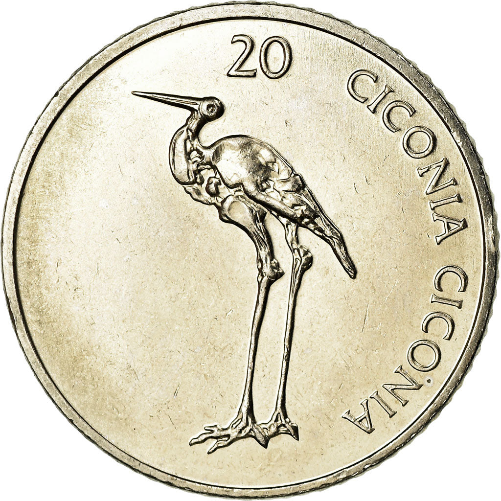 Coin, Slovenia, 20 Tolarjev, 2006, Kremnica, EF(40-45), Copper-nickel, KM:51