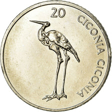 Coin, Slovenia, 20 Tolarjev, 2006, Kremnica, EF(40-45), Copper-nickel, KM:51