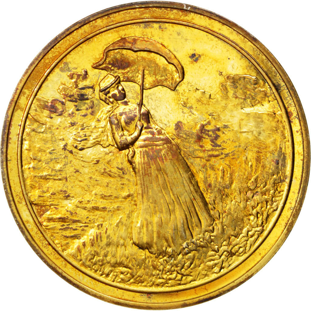 Frankrijk, Medal, French Fifth Republic, Arts & Culture, ZF+, Vermeil
