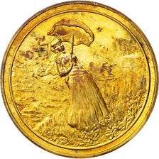 Frankrijk, Medal, French Fifth Republic, Arts & Culture, ZF+, Vermeil