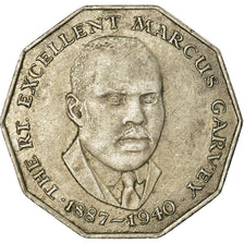 Coin, Jamaica, Elizabeth II, 50 Cents, 1987, Franklin Mint, EF(40-45)