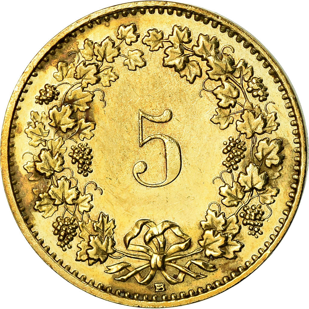 Moneta, Svizzera, 5 Rappen, 1992, Bern, BB, Alluminio-bronzo, KM:26c