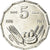 Moneta, Somalia, 5 Senti, 1976, EF(40-45), Aluminium, KM:24