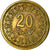 Monnaie, Tunisie, 20 Millim, 1960, Paris, TTB, Laiton, KM:307