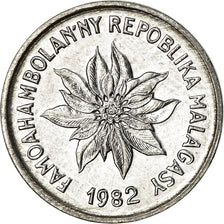 Coin, Madagascar, Franc, 1982, Paris, EF(40-45), Stainless Steel, KM:8