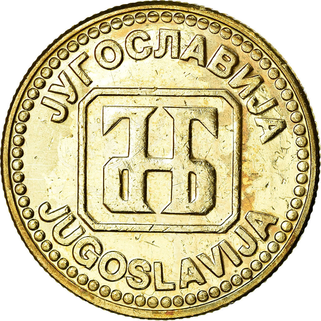 Coin, Yugoslavia, 10 Dinara, 1992, EF(40-45), Copper-Nickel-Zinc, KM:152