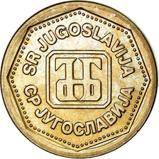 Coin, Yugoslavia, Dinar, 1993, EF(40-45), Copper-Nickel-Zinc, KM:154