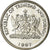 Moneda, TRINIDAD & TOBAGO, 10 Cents, 1997, Franklin Mint, MBC, Cobre - níquel