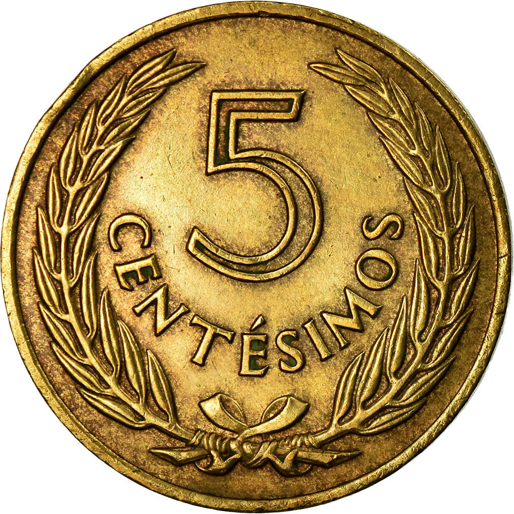 Münze, Uruguay, 5 Centesimos, 1960, Santiago, SS, Nickel-brass, KM:38
