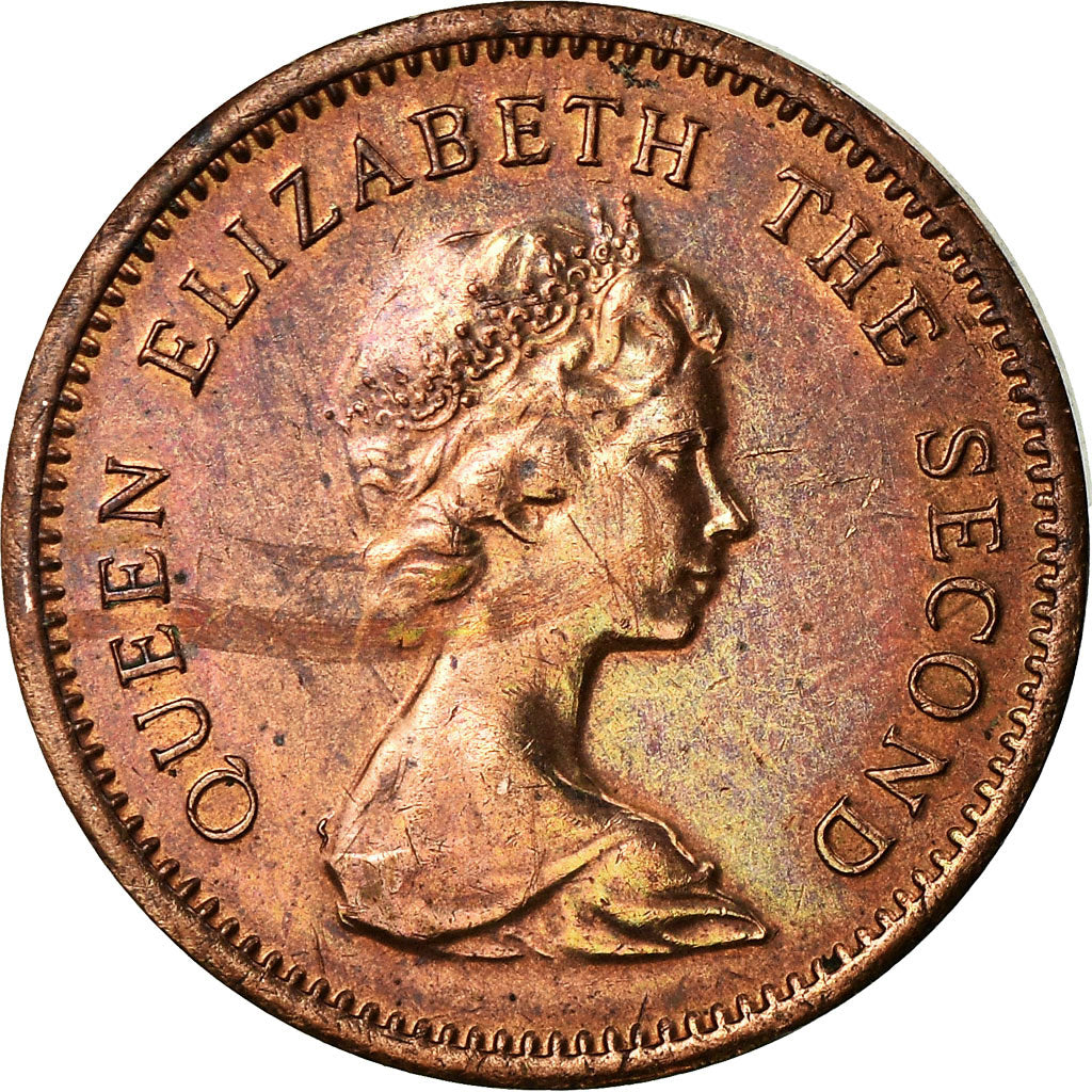 Coin, Tuvalu, Elizabeth II, Cent, 1985, British Royal Mint, EF(40-45), Bronze