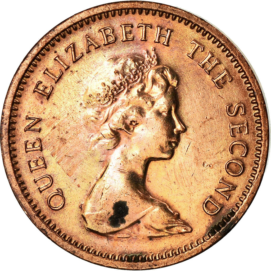 Coin, Tuvalu, Elizabeth II, Cent, 1985, British Royal Mint, EF(40-45), Bronze