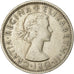 Coin, Great Britain, Elizabeth II, Florin, Two Shillings, 1963, EF(40-45)