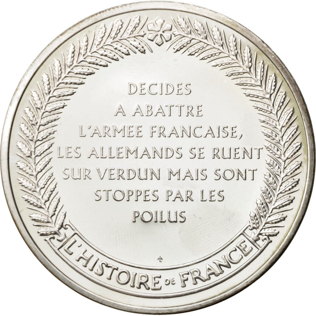FRANCE, Arts & Culture, French Fifth Republic, Medal, MS(65-70), Silver, 44,...