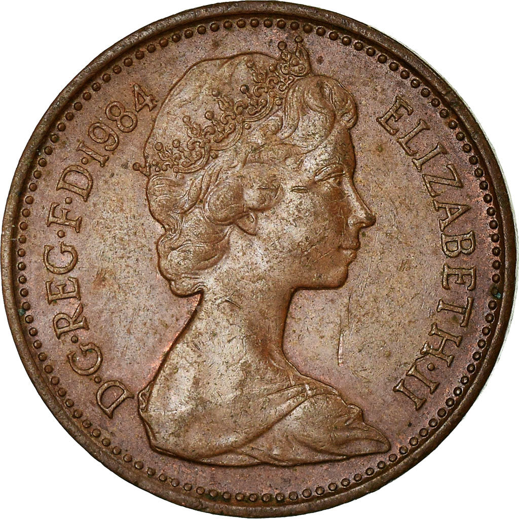 Monnaie, Grande-Bretagne, Elizabeth II, Penny, 1984, TB+, Bronze, KM:927