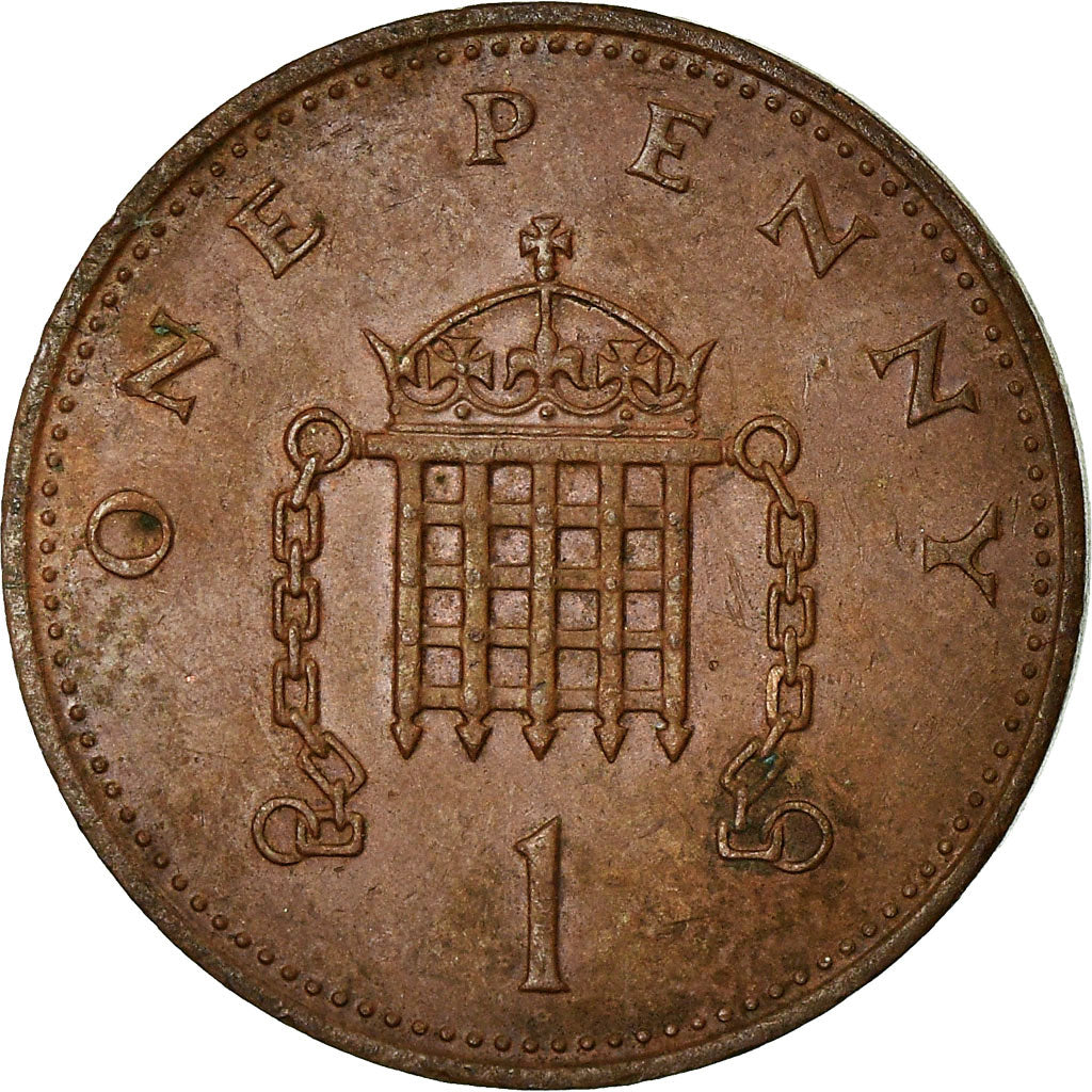 Monnaie, Grande-Bretagne, Elizabeth II, Penny, 1984, TB+, Bronze, KM:927