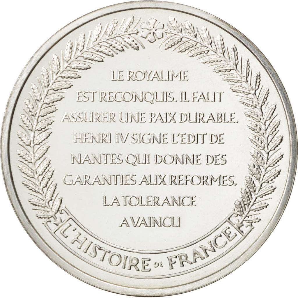 France, Medal, French Fifth Republic, History, MS(65-70), Silver