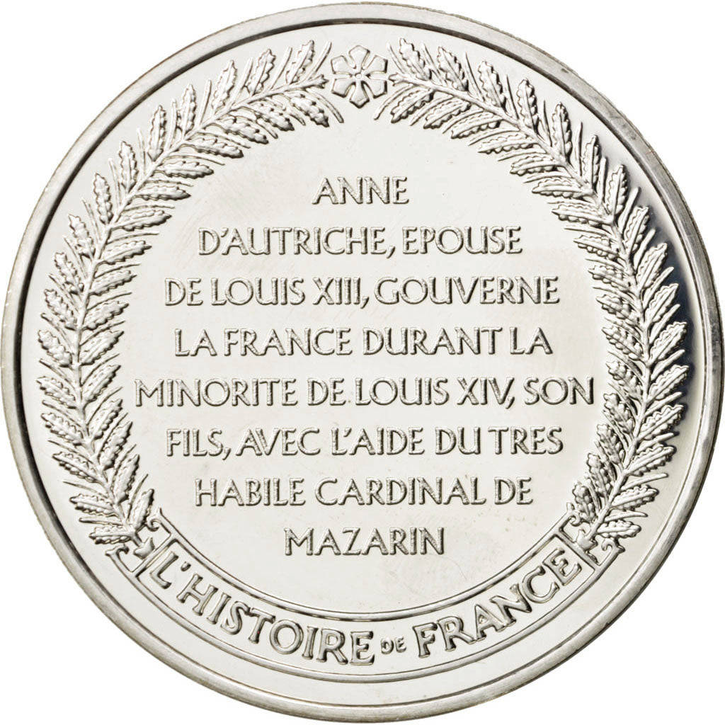 FRANCE, History, French Fifth Republic, Medal, MS(65-70), Silver, 44, 37.70