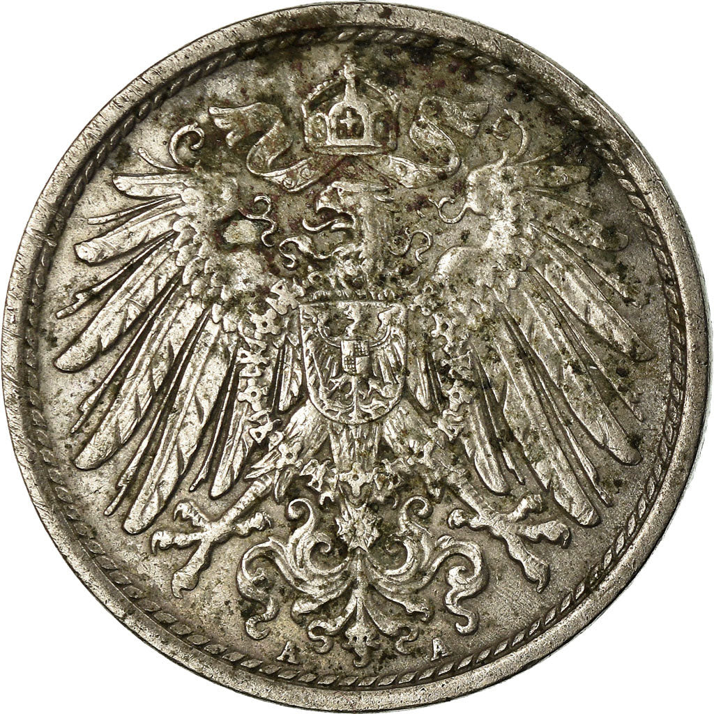 Münze, GERMANY - EMPIRE, Wilhelm II, 10 Pfennig, 1914, Berlin, S+