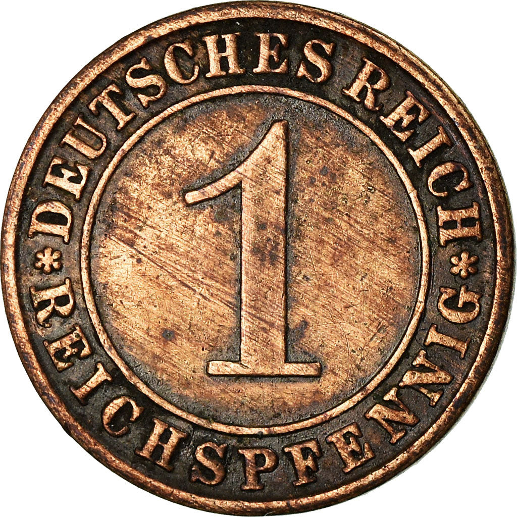 Moneta, GERMANIA, REPUBBLICA DI WEIMAR, Reichspfennig, 1931, Berlin, MB+