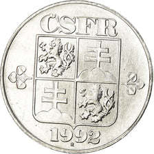 Coin, Czechoslovakia, 10 Haleru, 1992, EF(40-45), Aluminum, KM:146