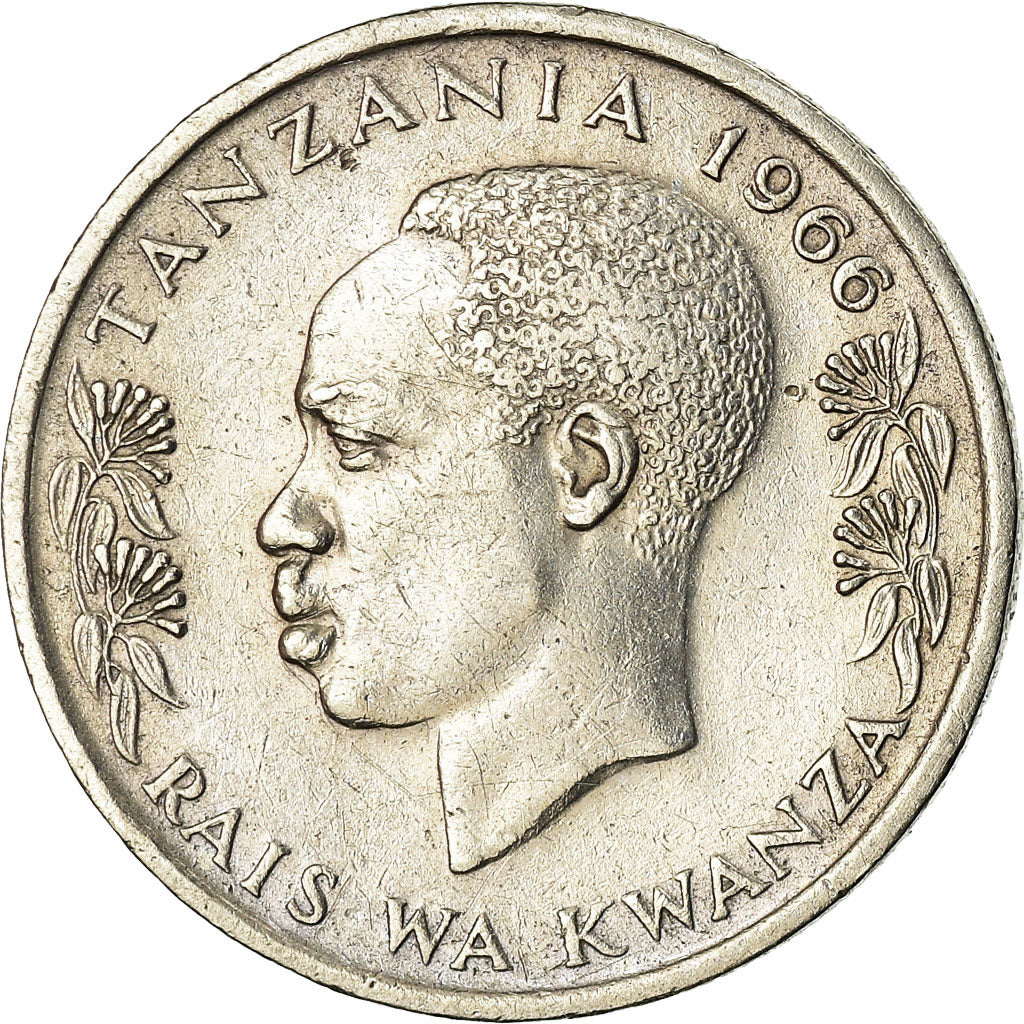 Coin, Tanzania, 50 Senti, 1966, EF(40-45), Copper-nickel, KM:3