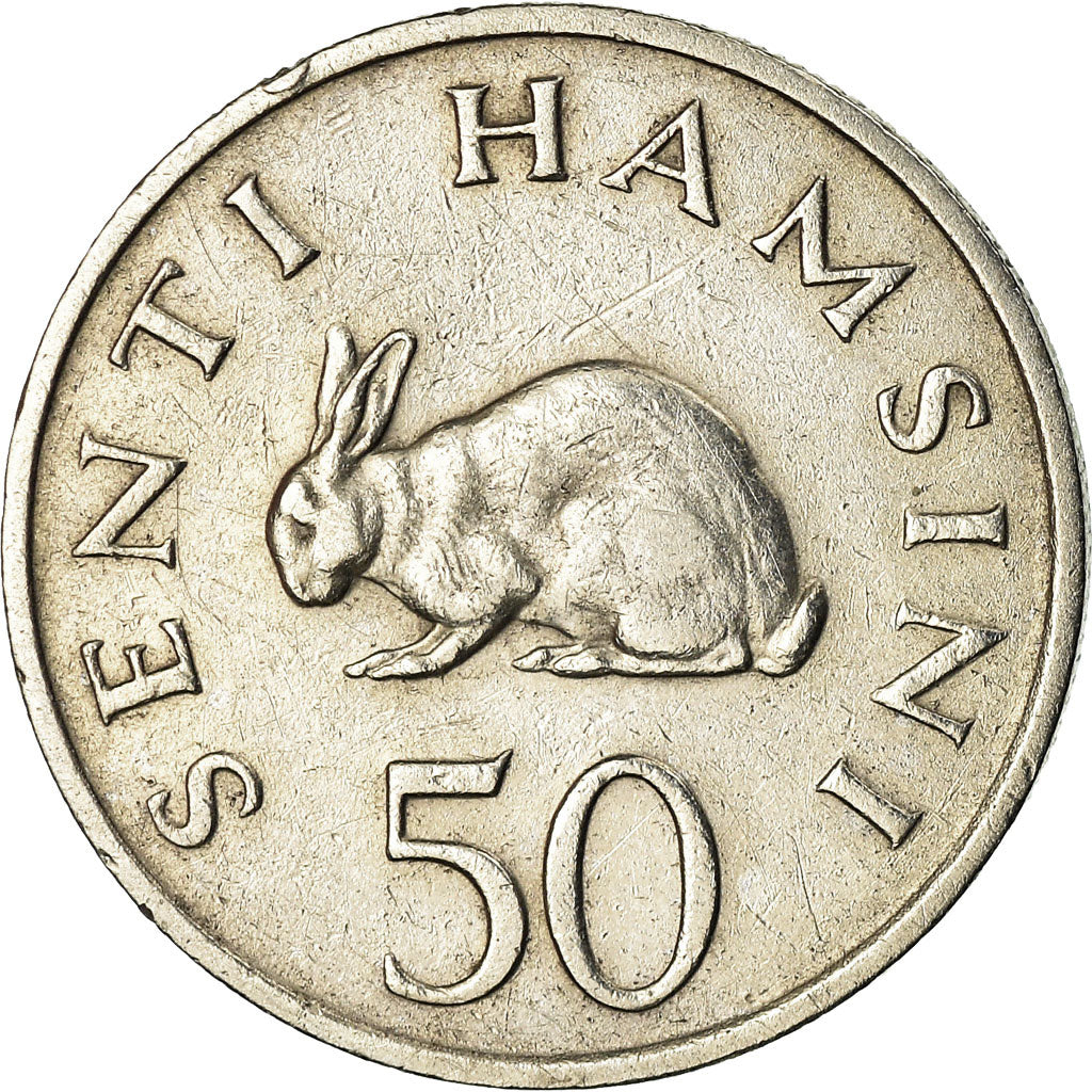 Coin, Tanzania, 50 Senti, 1966, EF(40-45), Copper-nickel, KM:3
