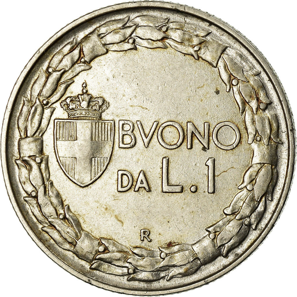 Moneta, Italia, Vittorio Emanuele III, Lira, 1922, Rome, MB+, Nichel, KM:62