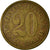 Monnaie, Yougoslavie, 20 Para, 1965, TB+, Laiton, KM:45