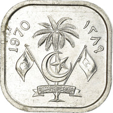 Coin, MALDIVE ISLANDS, 2 Laari, 1970, EF(40-45), Aluminum, KM:50