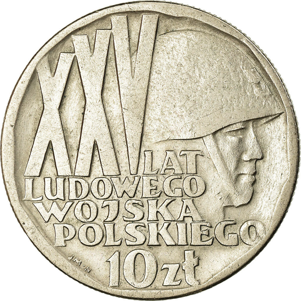 Münze, Polen, 10 Zlotych, 1968, Warsaw, SS, Copper-nickel, KM:60
