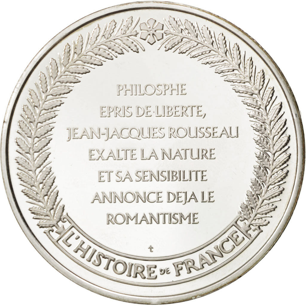 FRANCE, History, French Fifth Republic, Medal, MS(65-70), Silver, 44, 39.40