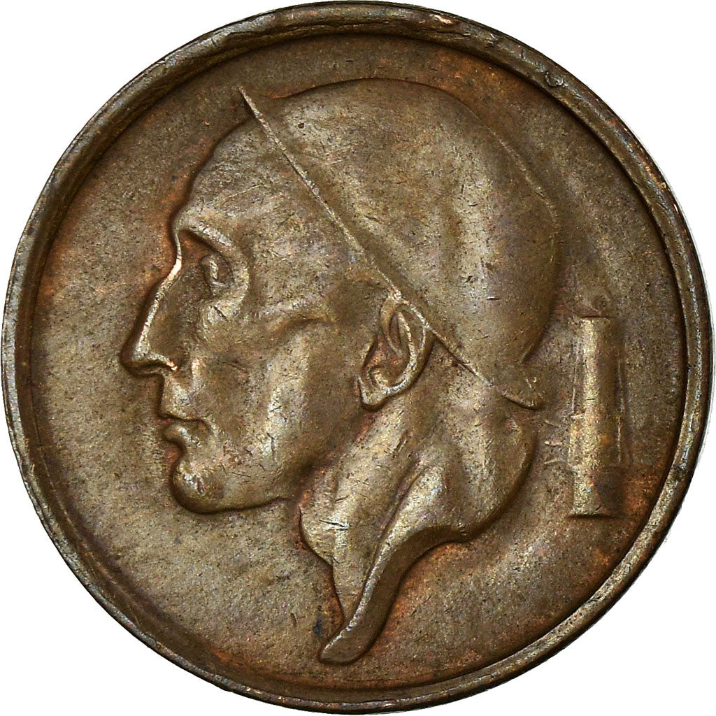 Coin, Belgium, 20 Centimes, 1963, EF(40-45), Bronze, KM:146