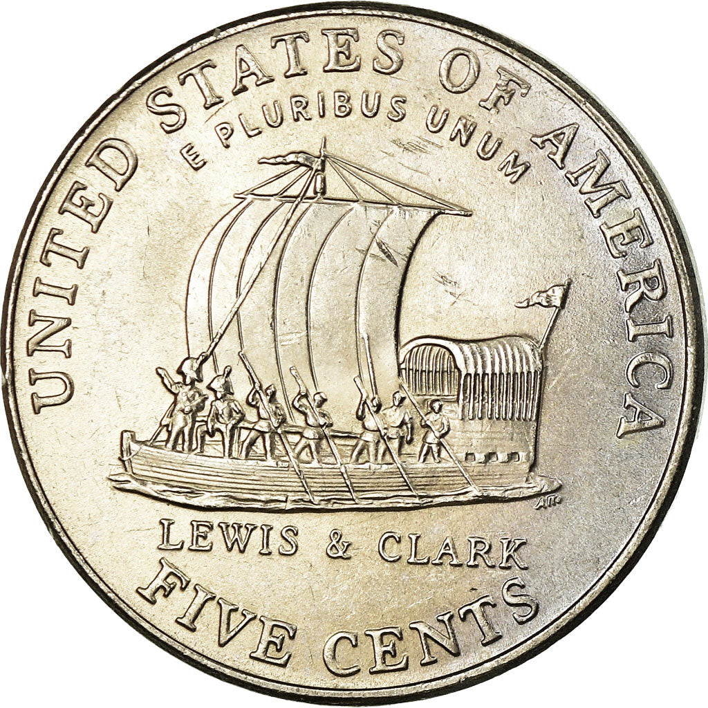 Coin, United States, Jefferson - Westward Expansion - Lewis & Clark