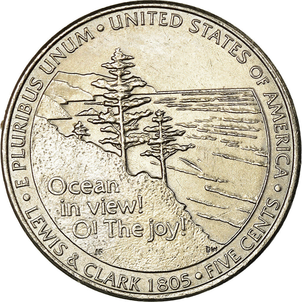 Coin, United States, Jefferson - Westward Expansion - Lewis & Clark
